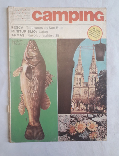 Revista Antigua * Camping * Marzo 1971 Pesca Fauna