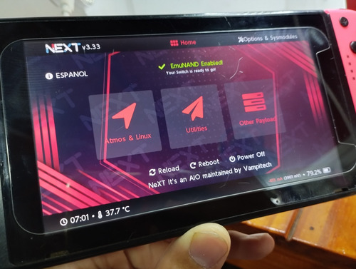 Nintendo Switch Con Magia (sd128gb+juegos+online) Sin Baneo Negro