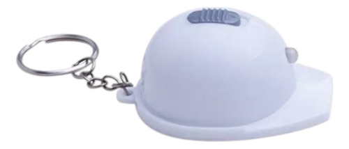 10 X Llavero Destapador De Botella + Linterna, Casco Blanco