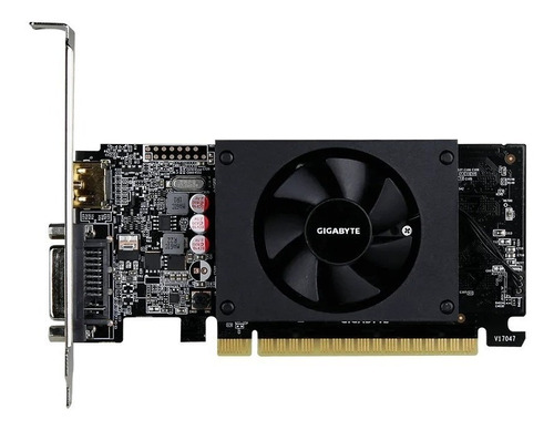 Imagen 3 de 4 de Tarjeta De Video Gigabyte 1 Gb Gt710 Ddr5 Rev. 2.0 Tecnowow