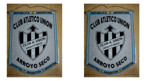 Banderin Chico 13cm Club Union Arroyo Seco