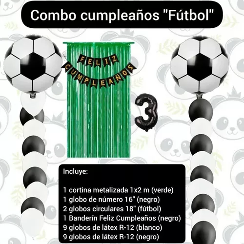 Guirnalda Feliz Cumpleaños Futbol 3 m.