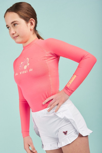 Remera Vicus Uv Surf Girl Fucsia