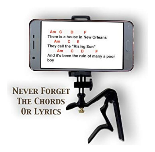 Smart-po Smartphone Guitar Capo | Abrazadera De Cuello Para 