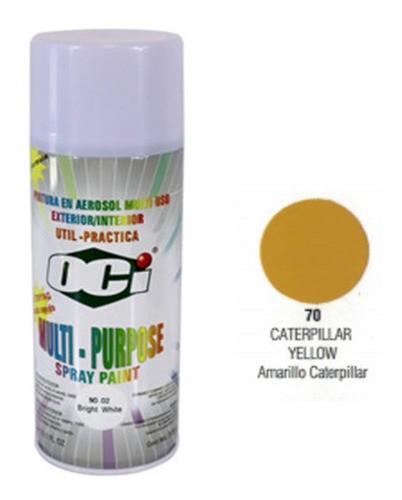 Spray Oci Multi Uso Amarillo Caterpillar