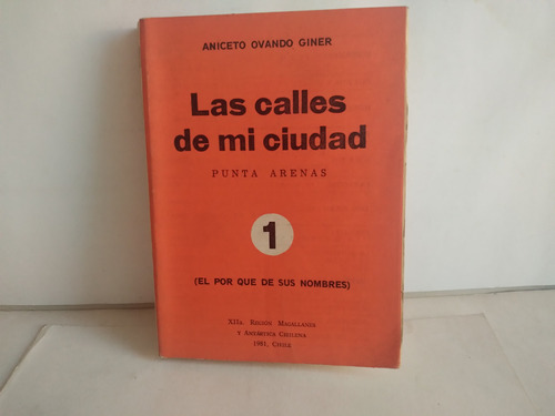 Las Calles De Mi Ciudad.  Punta Arenas.  Aniceto Ovando 1981