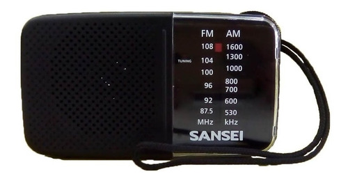 Radio Portatil A Pila Rx7 Sansei Am Fm Parlante Auricular