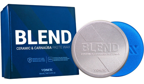 Cera Carnaúba Blend Paste Wax Vonixx 100g + Aplicador Vonixx