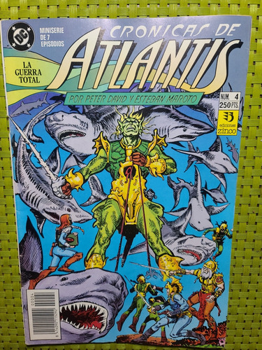 Dc - Aquaman / Cronicas De Atlantis N° 4 / Zinco 1990 