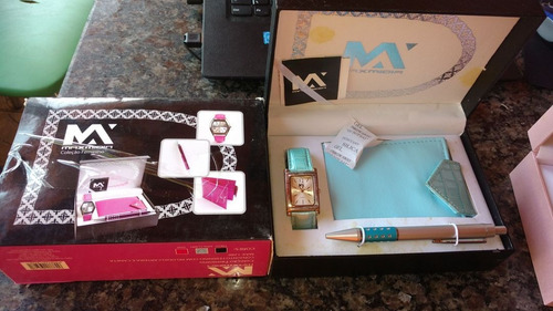Conjunto Com Relogio, Carteira E Caneta - Diversos Modelos