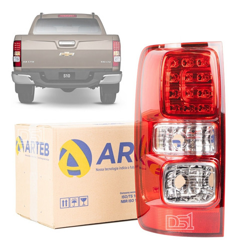 Lanterna S10 Le 2012 2013 2014 2015 2016 2017 A 2019 Com Led