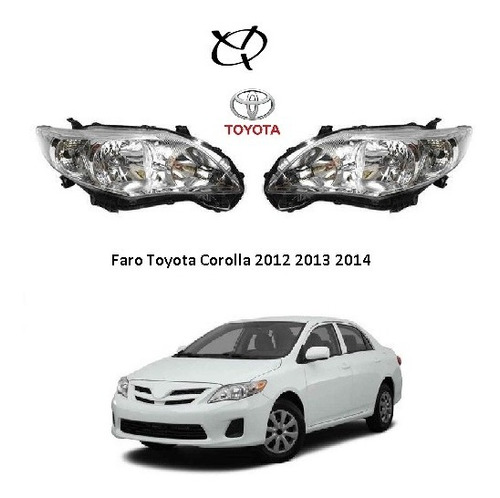 Faro Toyota Corolla 2012 2013 2014