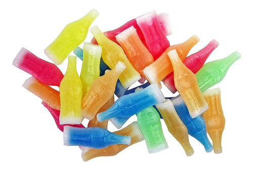 Botellas Nik-l-nip Cera Caramelo Bebidas, 3 Lb Granel Carame