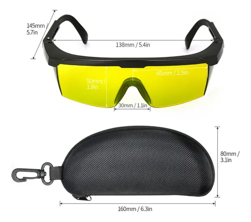 Gafas de seguridad amarillas hotsell