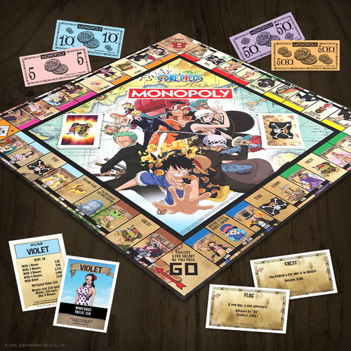 Juego De Mesa Monopoly: Edición One Piece Con 9 Fichas En Mi