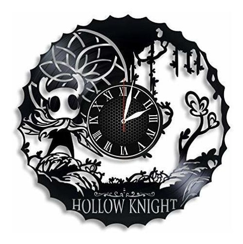 Reloj De Pared De Vinilo Hollow Knight Regalo De Diseñ...