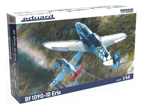 Modelismo 1/48 Avion Aleman Bf 109 G-10 Eduard Weekend