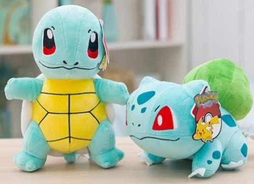 Imagen 5 de 7 de Peluche Bulbasaur Pokémon 15 Cm Original Esponjoso Calidad