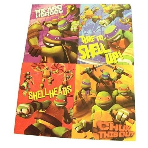 Las Tortugas Ninja 4 Set Folder ~ Somos Héroes Eso Es Lo Que