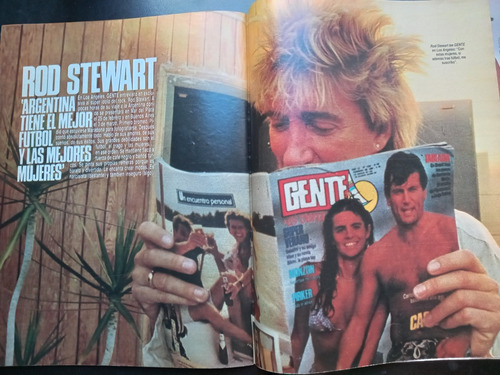 Gente 1231 Sabatini Stewart Scioli Menem Hudson 1989 23/2 E