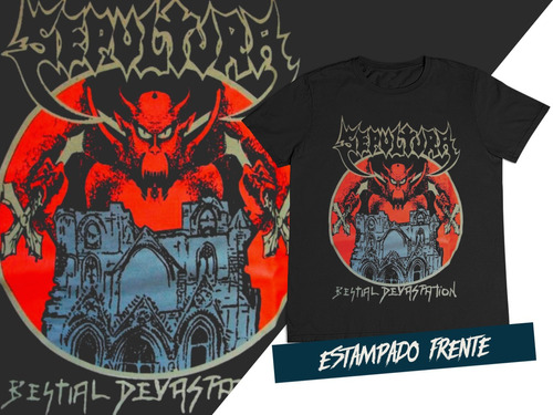Camiseta Thrash Death Speed Metal Sepultura C5