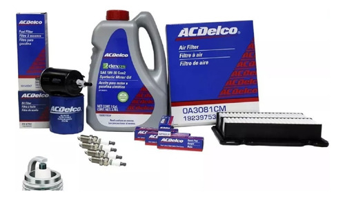 Kit De Afinacion 5w30 Sintetico Chevrolet Aveo 1.6 2015