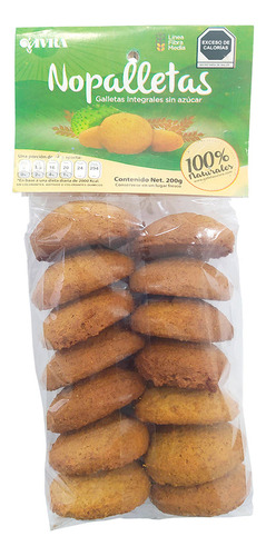 Nopalletas Galletas Integrales Sin AzĂșcar
