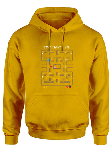 Buzo Hoodie Pac Juegos Arcade Retro Man R13