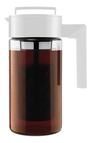Takeya Patented Deluxe Cold Brew Iced Coffee Maker With Whi.