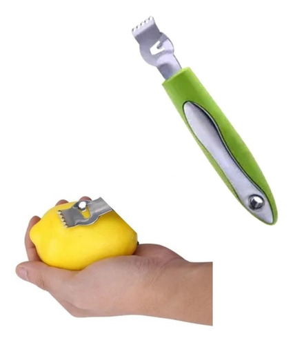 Rallador De Limón De Acero Inoxidable Con Cuchillo De Canal