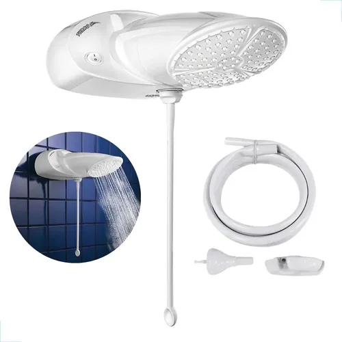 Chuveiro Lorenzetti Top Jet Turbo 110v 5500w Alta Pressão Branco 127/110 5.5 Kw