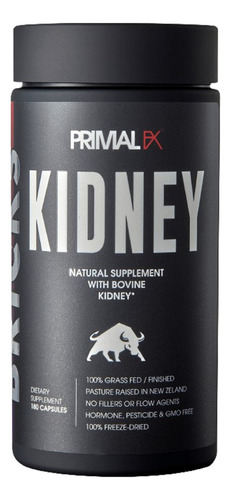 Suplemento Primal Fx Riñón De Res Salud De La Tiroides