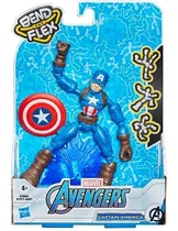 Comprar Figura Avengers Bend And Flex Capitán América E73775\u002Ff7869