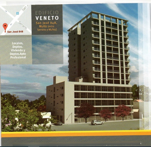 Venta Monoambiente. Edificio Véneto. De Pozo.