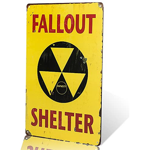 Regalos De Navidad  Fallout Shelter Vintage Metal Tin S...