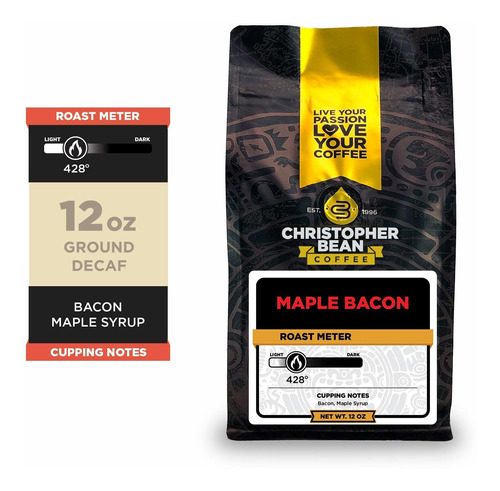 Christopher Bean Coffee Café Con Sabor A Tocino De Arce, (de