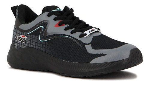 Avia Zapatillas Acordonadas Para Hombre Rio- Black/dk Grey