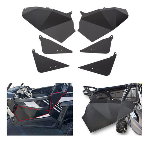 Panel Insercion Puerta Inferior Aluminio Para Polaris Rzr Xp