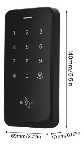 Teclado De Control De Acceso Con Apertura De Cerradura Ip67
