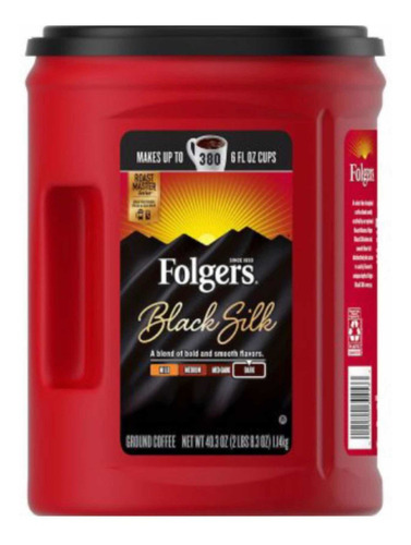 Folgers Black Silk Ground Coffee 1.14k