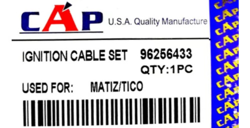 Cables De Bujias Daewoo Labo Matiz Tico Damas 1994 Al 2002