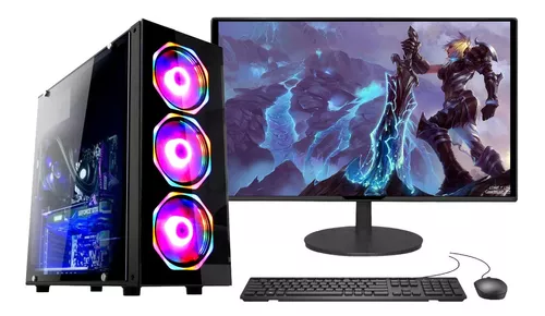 Pc Gamer Barato Completo Intel I5 16gb Hd 1tb Monitor 21