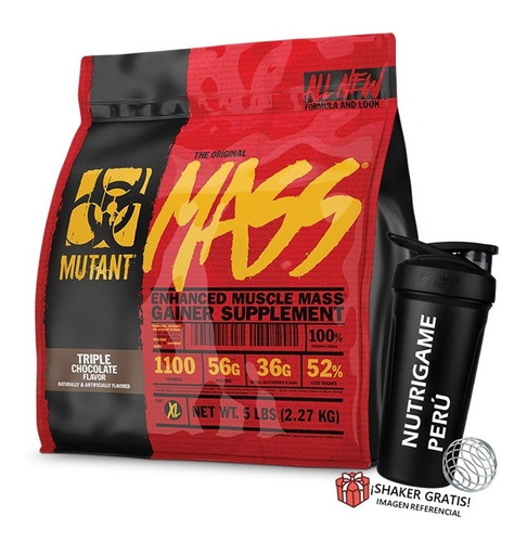 Mutant Mass 5 Lbs Ganador De Peso Americano - Tienda Fisica