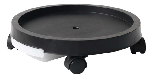 Soporte Rodante Para En Maceta Con Ruedas, Negro 29,3 Cm.