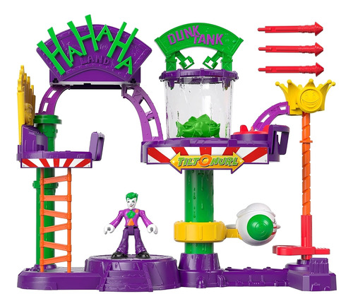 Fisher-price Imaginext Dc Super Friends The Joker Laff Fact.