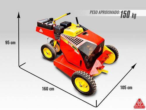 Imagen 3 de 19 de Tractor Corta Césped Y Malezas Roland H001 Evo B&s Manual