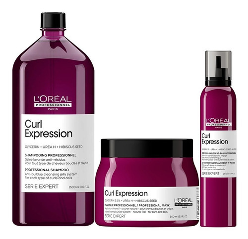 Loreal Kit Curl Expressio Sh.antirresí+másc+mouss 10in1 Trio