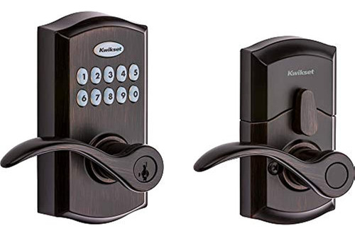 Kwikset 99550-003 Palanca Electrónica Smart Code 955, Bronce