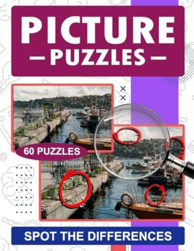 Libro: Spot The Difference Puzzle Book For Adults: Puzzles D