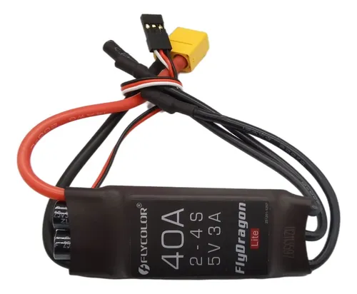 comprar Controlador De Velocidad Flycolor 40a Esc 2-4s Con 5v 3a Bec